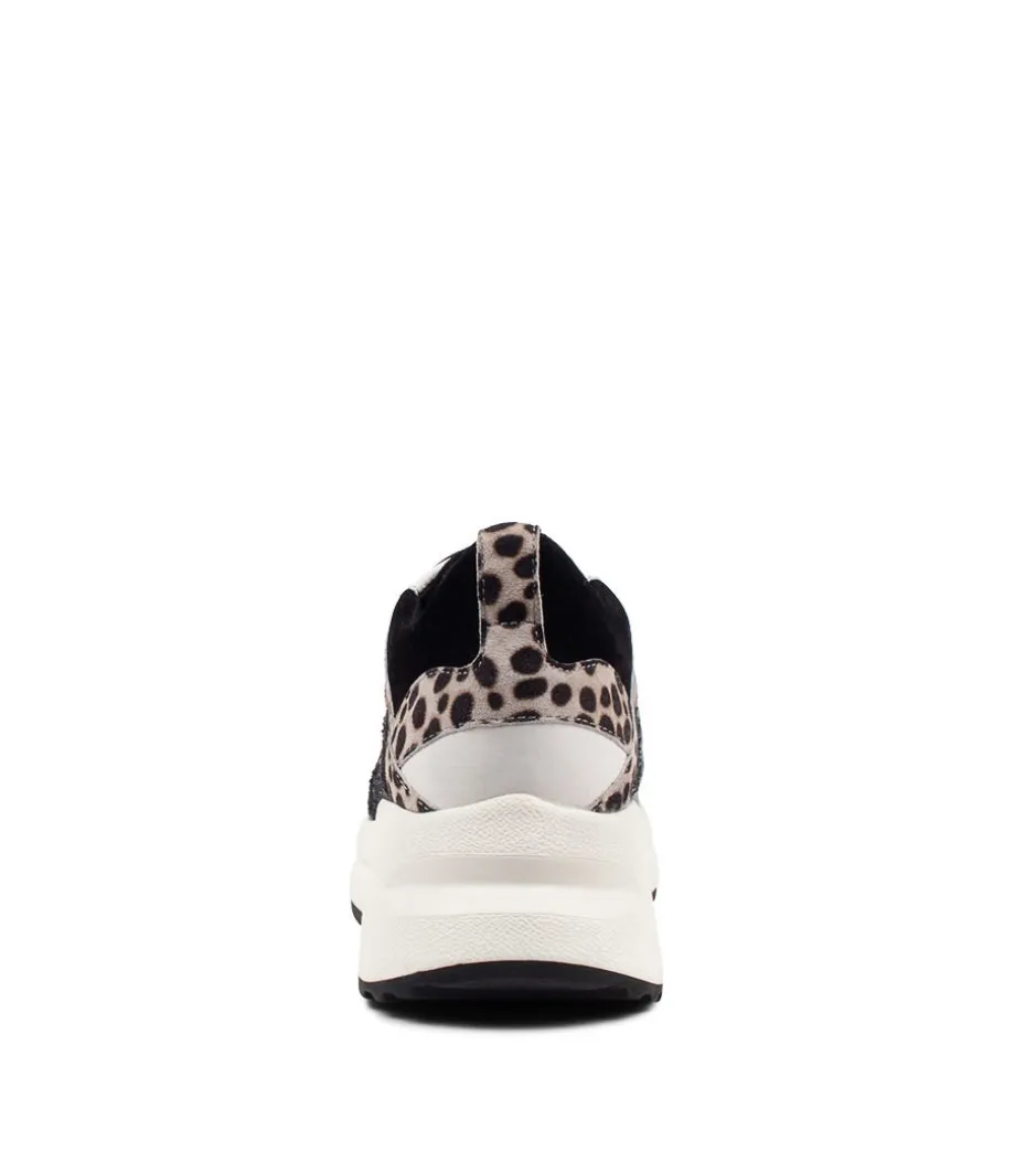 Backsie Black Mix Suede Sneakers