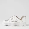 Bafia White Leather Sneakers