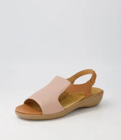 Balinto W Blush Tan Leather Sandals