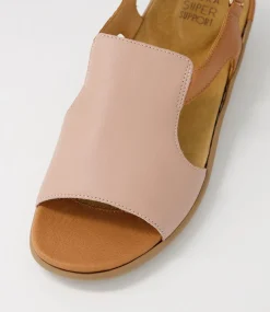 Balinto W Blush Tan Leather Sandals