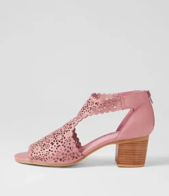 Bames Pretty Pink Leather Sandals