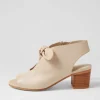Banana Vanilla Leather Sandals