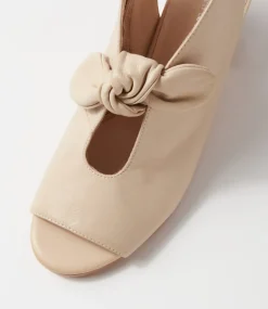 Banana Vanilla Leather Sandals