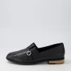 Banzos Black Leather Loafers