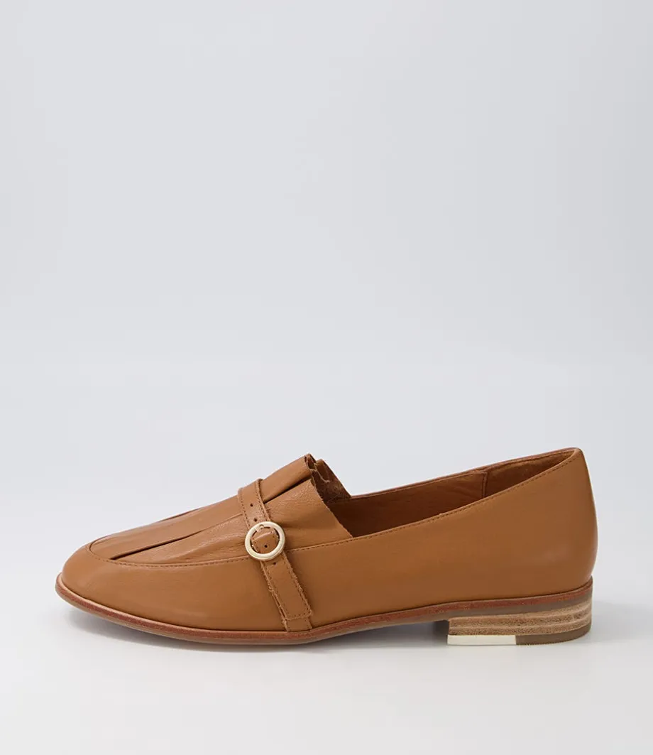 Banzos Dark Tan Leather Loafers