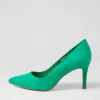 Barrios New Emerald Suede Heels