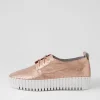 Batu Pink Shine Leather Sneakers