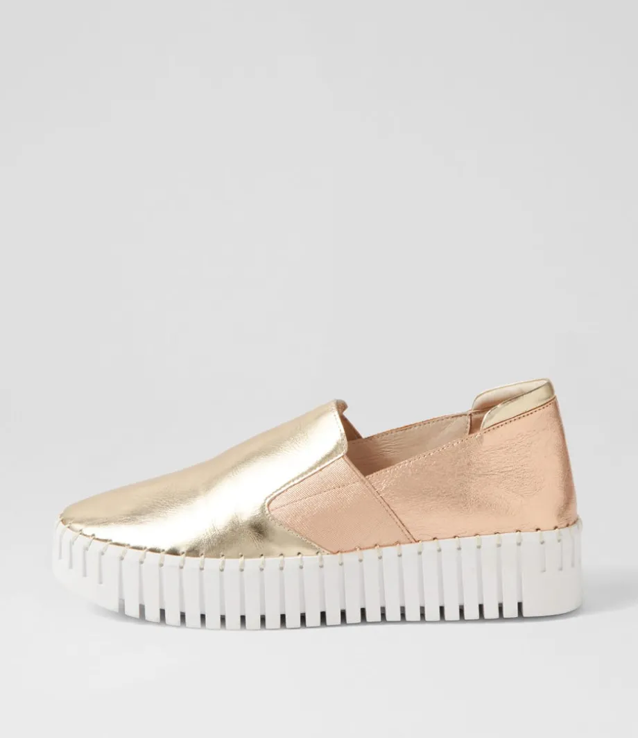 Becca Pale Gold Champagne Crush Multi Sneakers