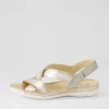Bellmont W Metallic Multi Leather Sandals