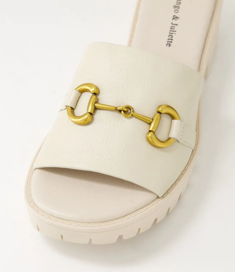 Belo Milk Leather Sandals
