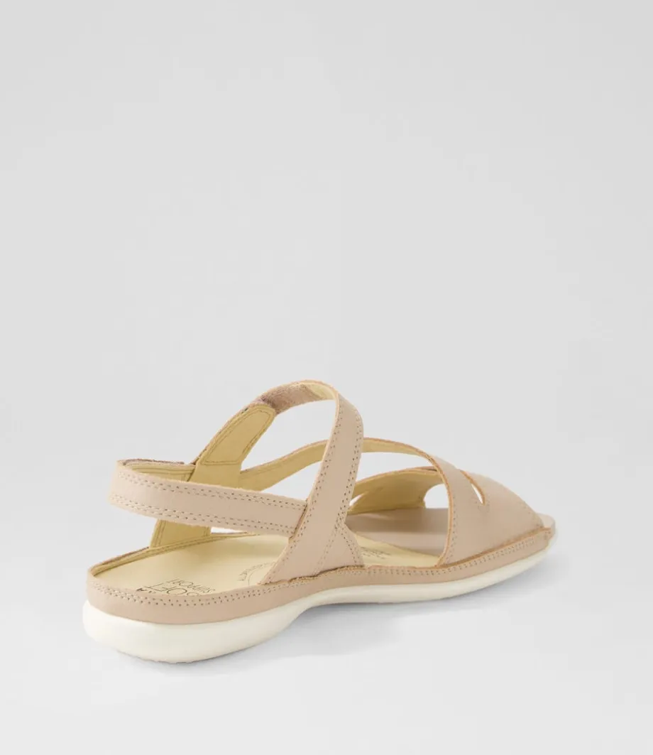 Belta W Nude Leather Sandals