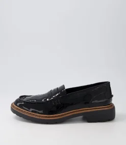 Benicio Black Patent Leather Loafers