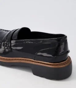 Benicio Black Patent Leather Loafers