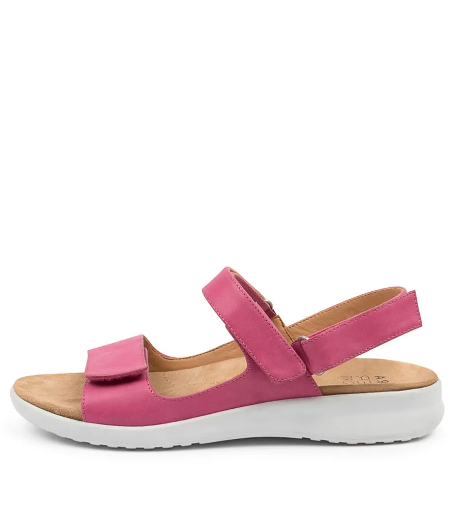 Benji Xw Fuchsia-Wht Leat