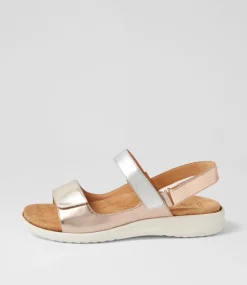 Benji Xw Metallic Multi Leather Sandals
