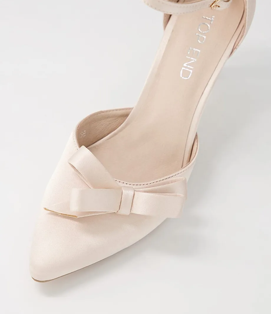 Benzals Nude Satin Heels