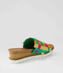 Berton Spearmint Multi Mules