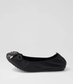 Beyond Black Leather Ballet Flats