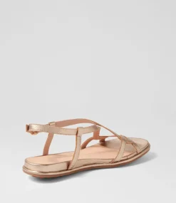 Bowey Champagne Leather Sandals