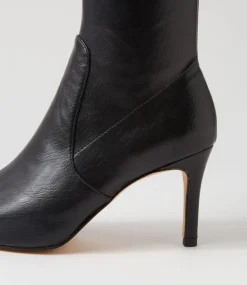 Boydy Black Stretch Smooth Knee High Boots