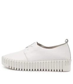 Brenda White Leather