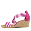 Briage Dj Fuchsia&White Fuchsia Elastic Leather