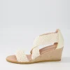 Briage Natural Weave Elastic Leather Espadrilles
