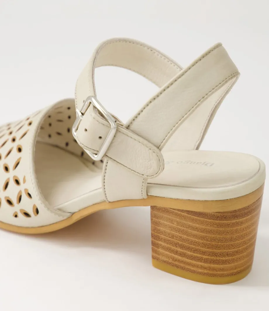 Brita Almond Tan Leather Sandals