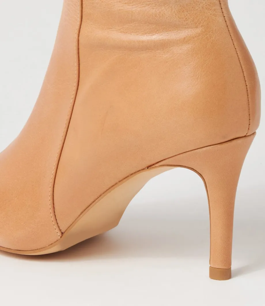 Buel Cappuccino Leather Knee High Boots