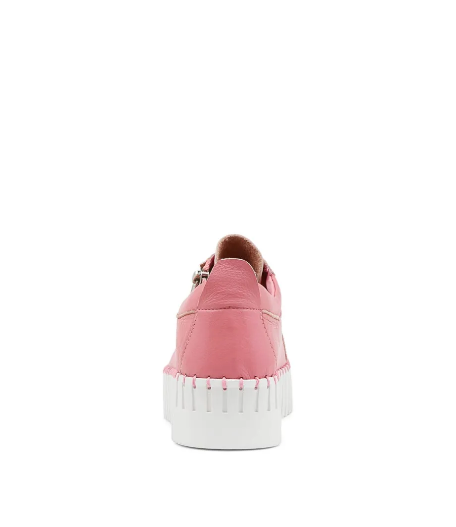 Bump Pretty Pink Leather Sneakers Ws