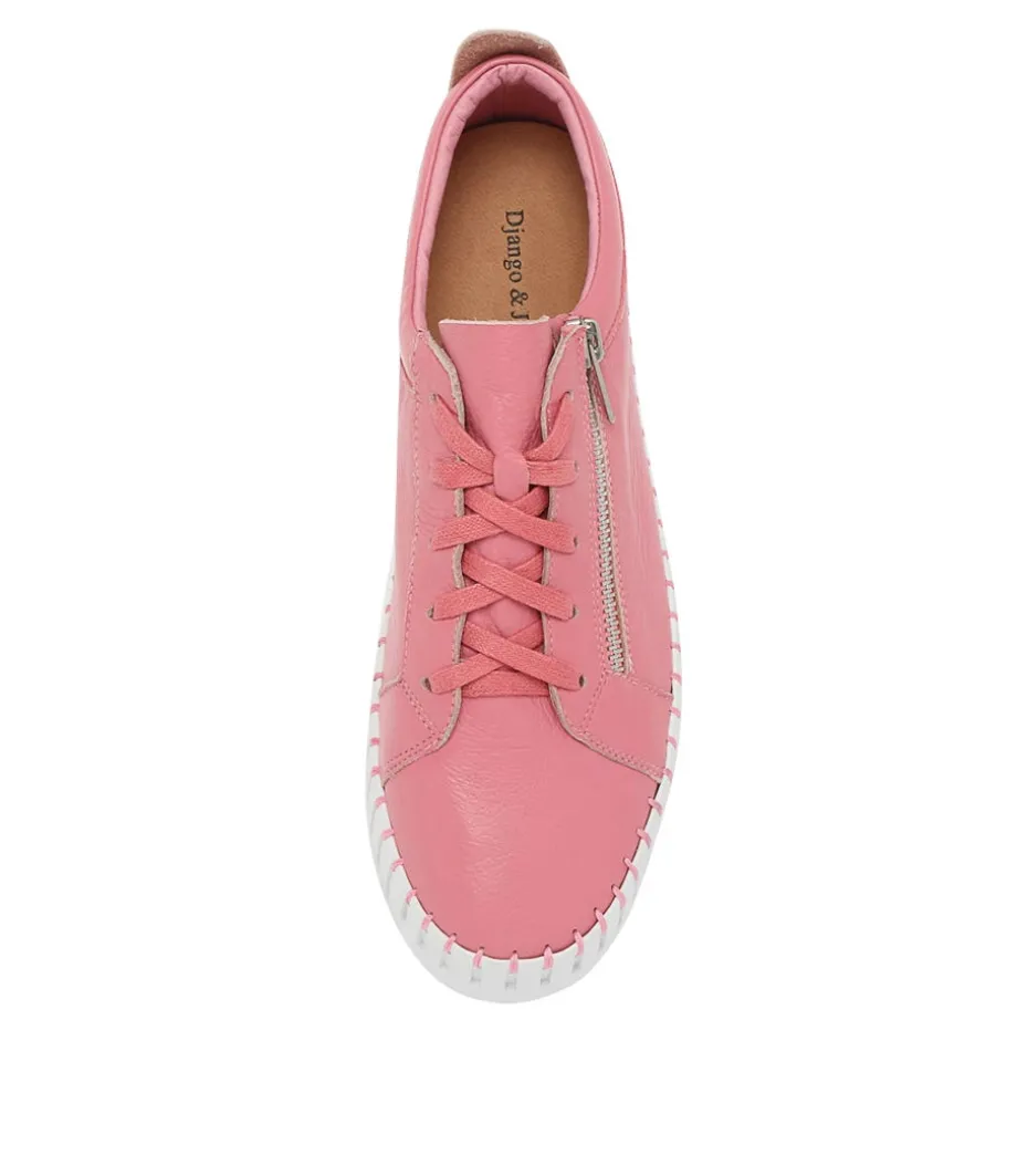 Bump Pretty Pink Leather Sneakers Ws