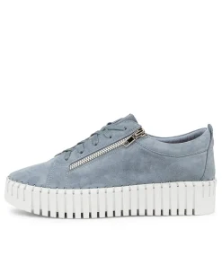 Bump Steel Suede Sneakers White Sole