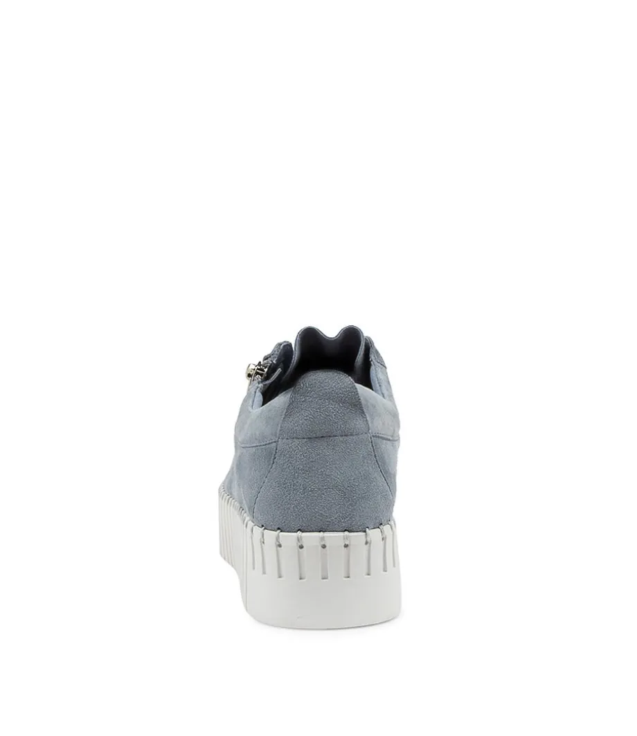 Bump Steel Suede Sneakers White Sole