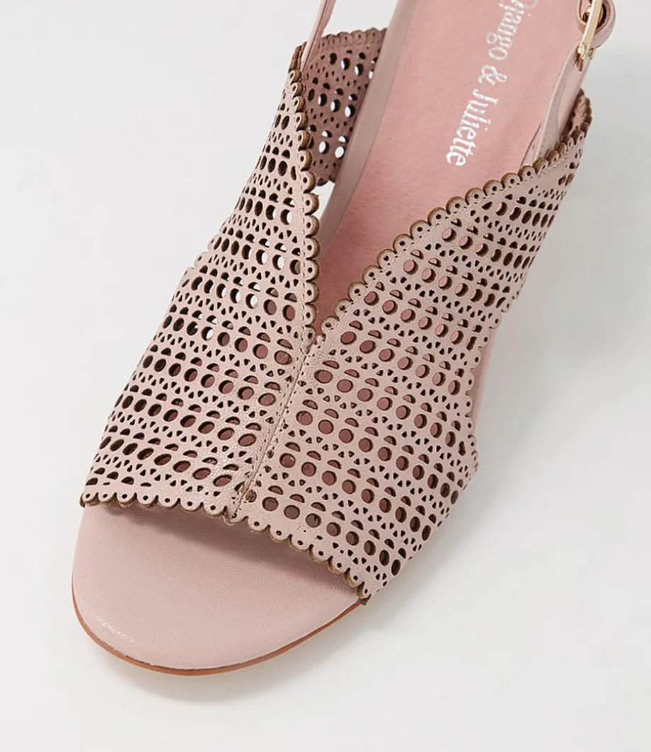 Cailely Mushroom Leather Sandals
