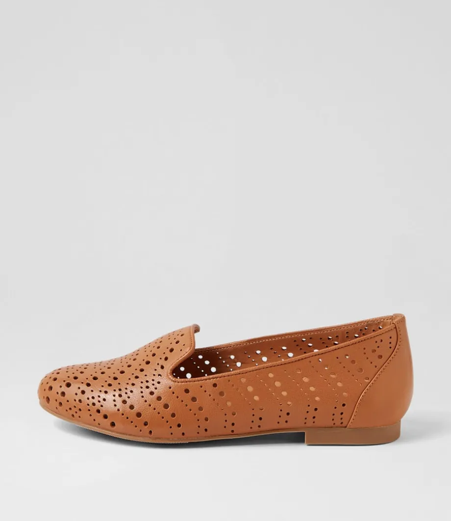 Calbert Xf Tan Leather Loafers
