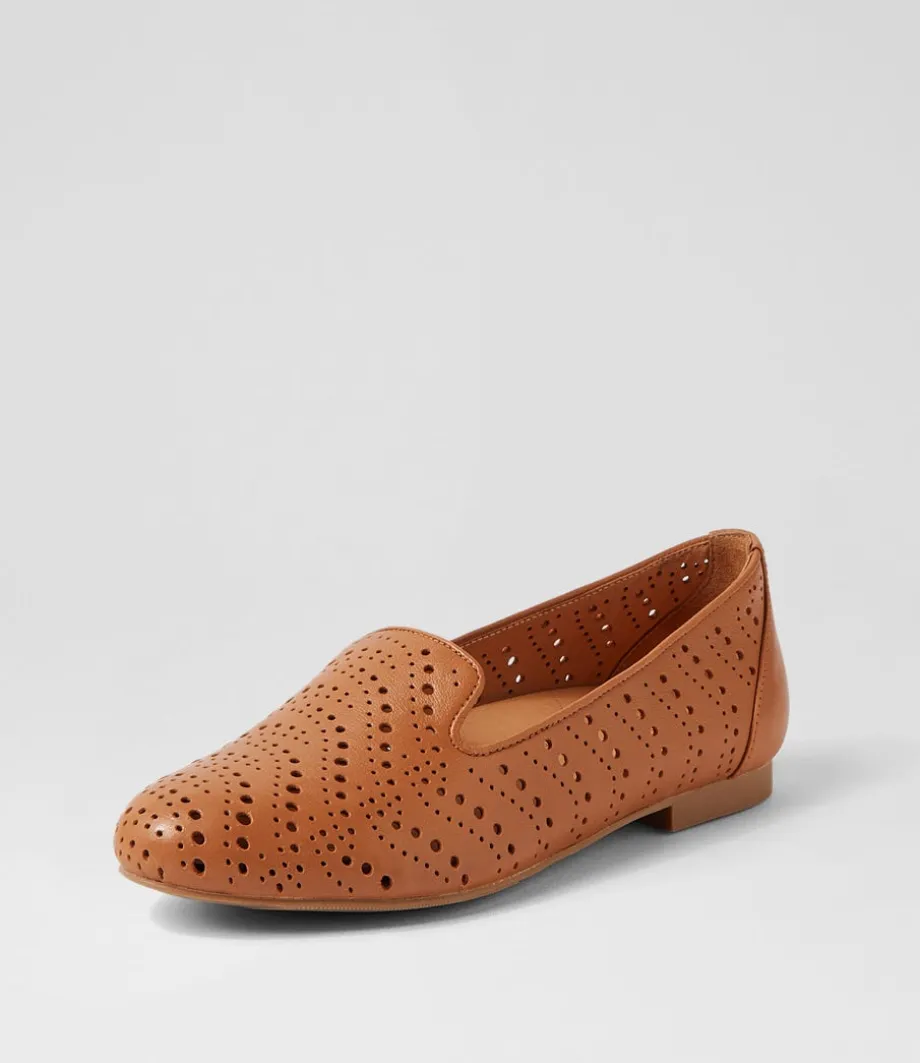 Calbert Xf Tan Leather Loafers