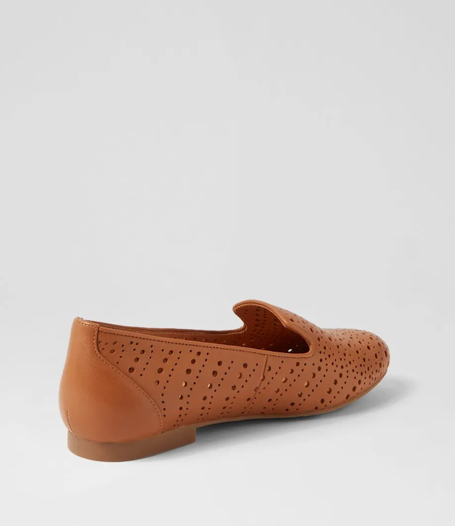 Calbert Xf Tan Leather Loafers