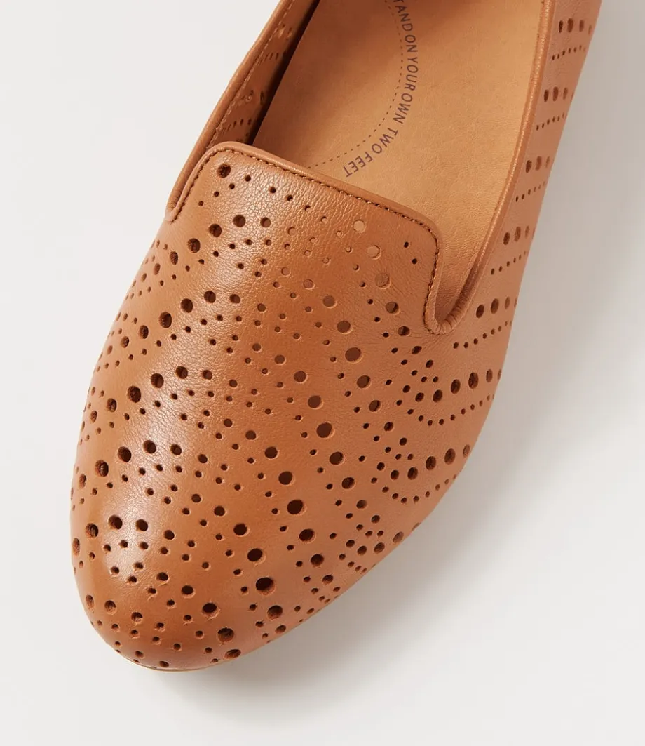 Calbert Xf Tan Leather Loafers