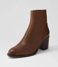 Calley Dark Brown Leather Chelsea Boots