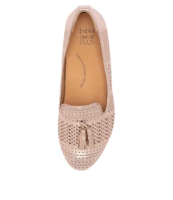Cambe Xf Pale Rose Gold Leather Loafers