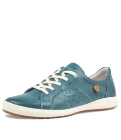 Caren 01 Azur Leather Sneakers