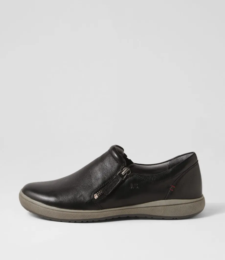 Caren 31 Schwartz Leather Sneakers