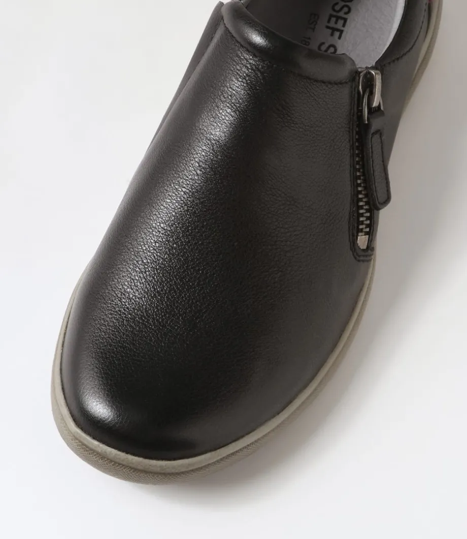 Caren 31 Schwartz Leather Sneakers