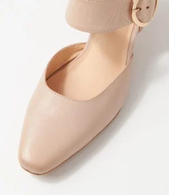 Caris Cafe Leather Heels