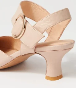 Caris Cafe Leather Heels