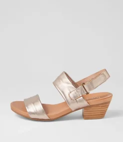 Cartha Champagne Leather Sandals