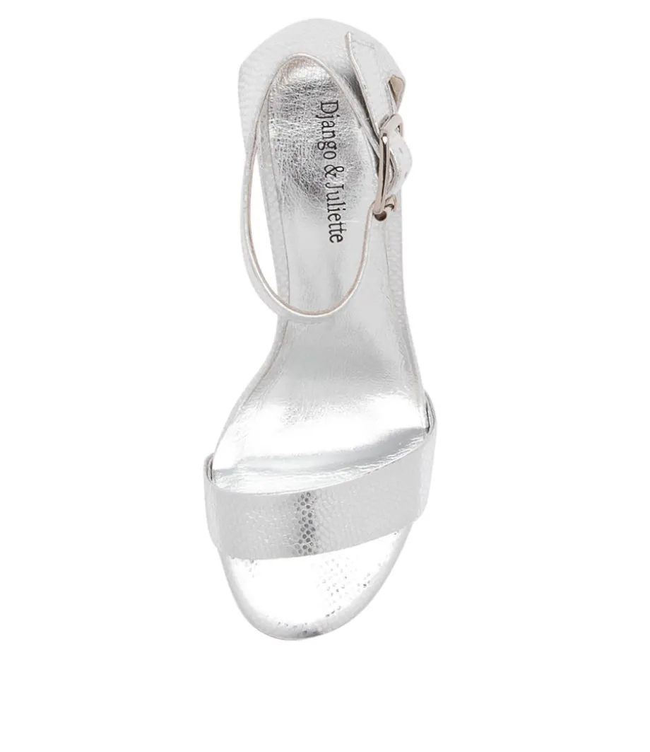 Cassier Silver Lizard Sandals
