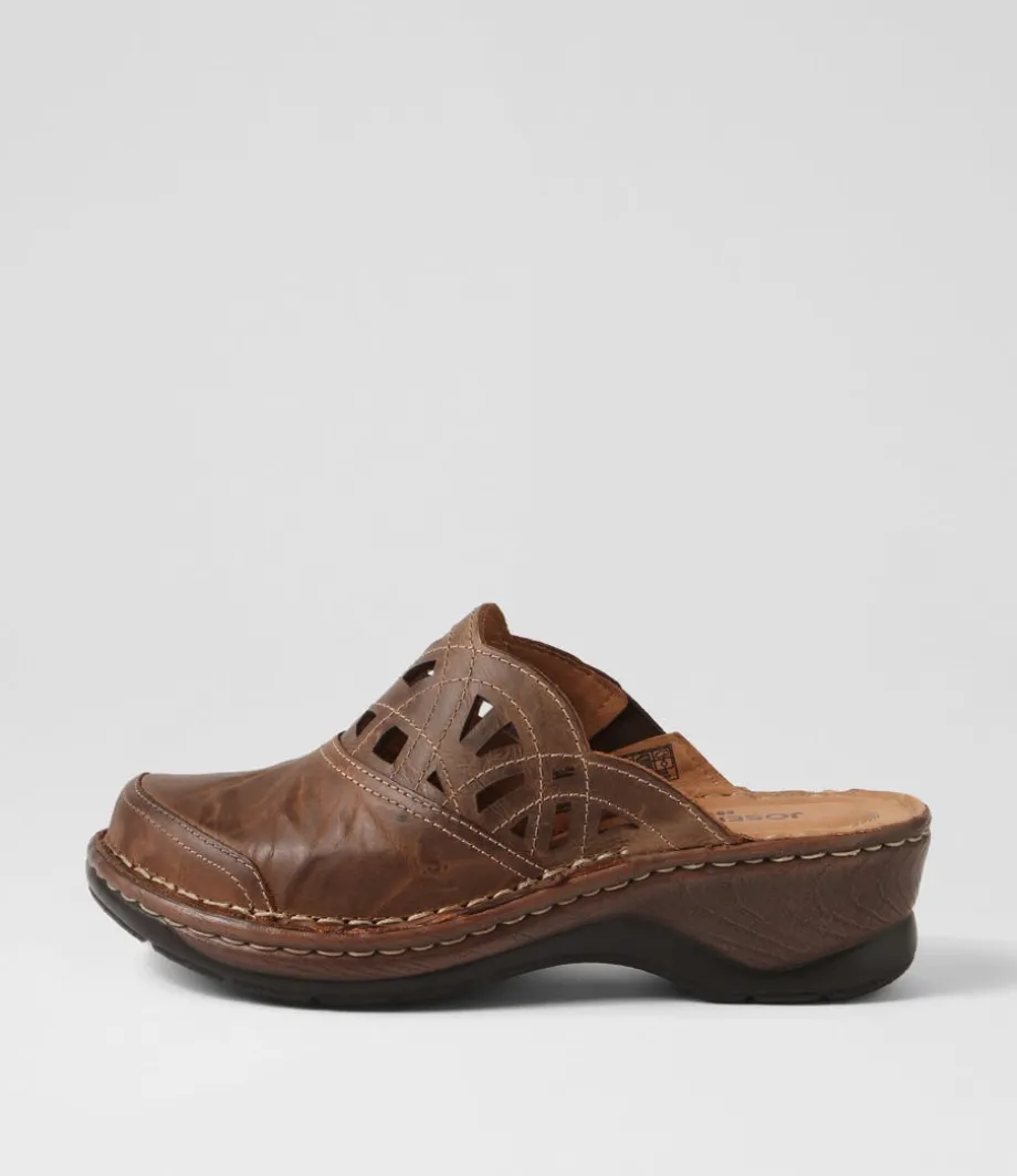 Catalonia 41 Brandy Leather Sandals