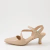 Charissa Camel Patent Leather Heels