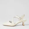 Charissa Ivory Patent Leather Heels